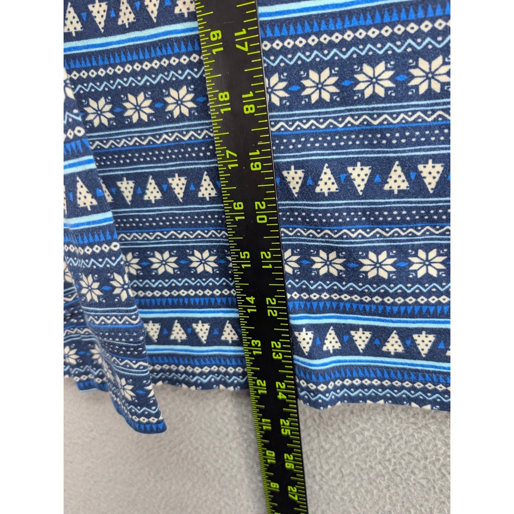 Lands End Mock Neck Knit Top Fair Isle Women's M 10-12 Holiday Travel Outdoor - Picture 6 of 8